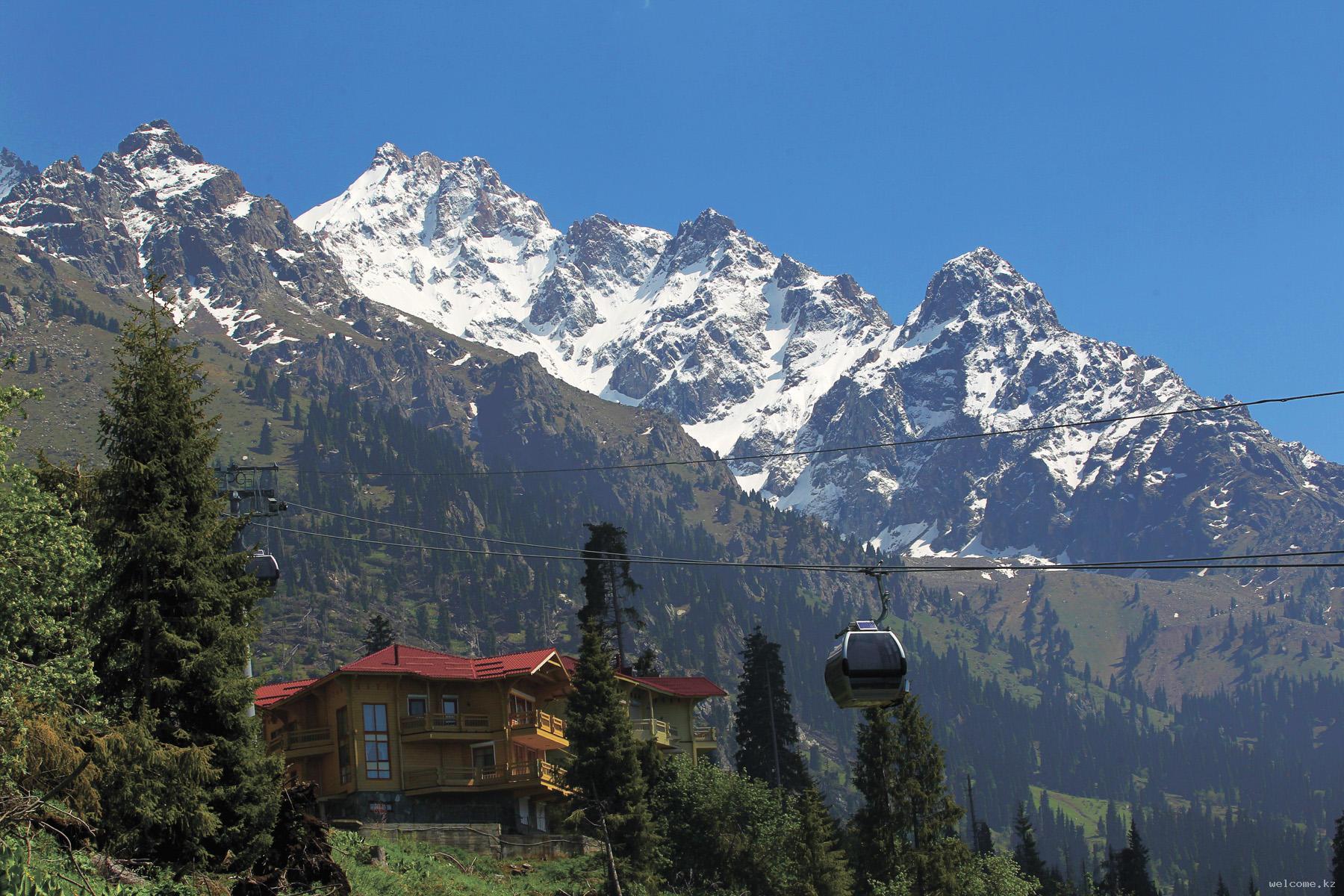 A Day at Shymbulak: Skiing, Adventure, and Scenery